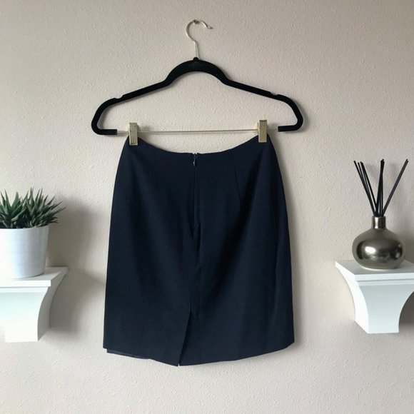Navy Pencil Skirt - Picture 3 of 5